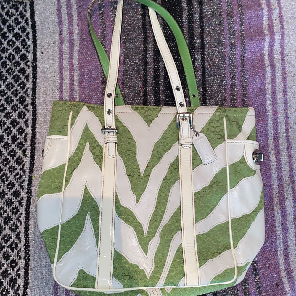 Coach Zebra Purse